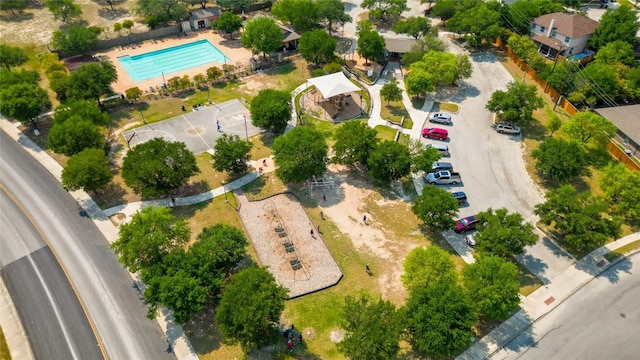 6739 Indian Lndg, San Antonio, TX 78253 - drone / aerial view of a pool