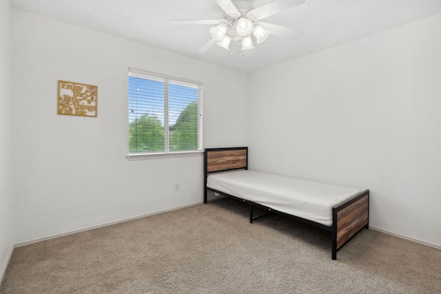 2917 Feathercrest Dr, Austin, TX 78728 - unfurnished bedroom featuring carpet flooring and a ceiling fan