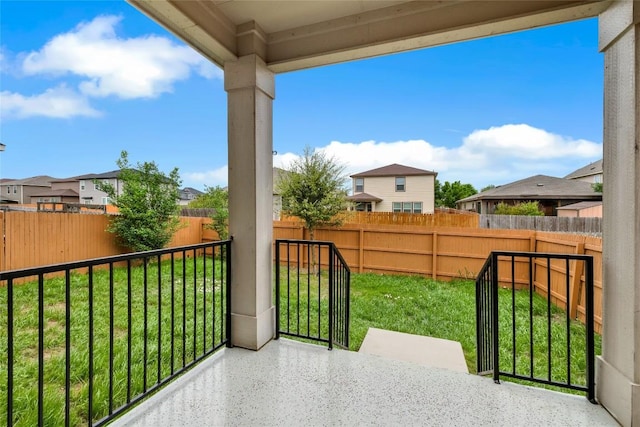 2038 Wind Chime Way, New Braunfels, TX 78130 - view of patio / terrace with a residential view