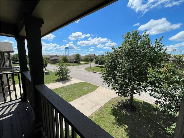 408 Azurite Dr, Jarrell, TX 76537 - balcony with a residential view