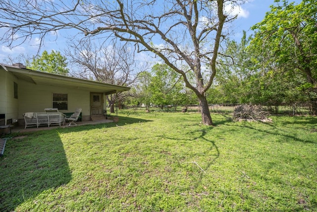 704 6th St, Blanco, TX 78606 - view of yard with a patio