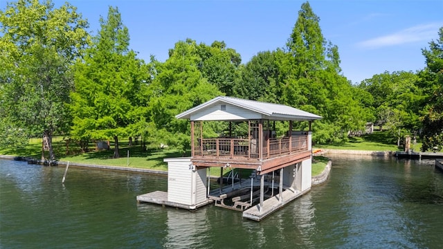 2603 Pearce Rd, Austin, TX 78730 - dock area featuring a water view