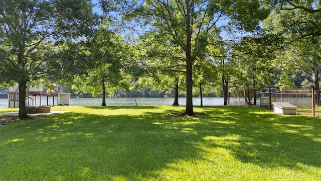 2603 Pearce Rd, Austin, TX 78730 - view of yard featuring a water view