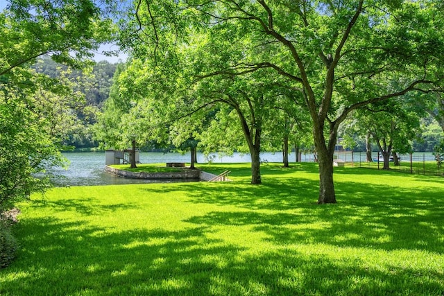 2603 Pearce Rd, Austin, TX 78730 - view of community featuring a lawn and a water view