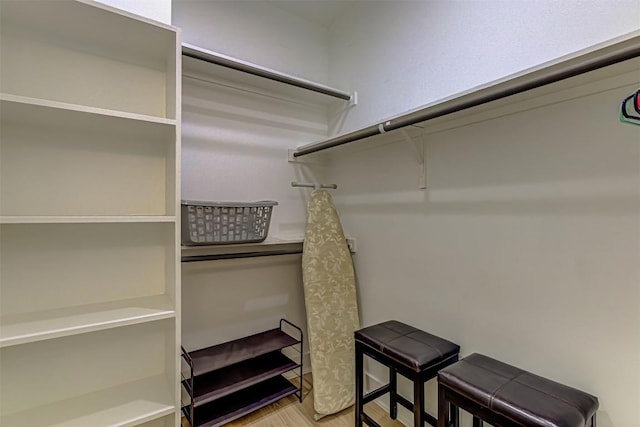 600 Blackson Ave Unit 2, Austin, TX 78752 - spacious closet featuring wood finished floors