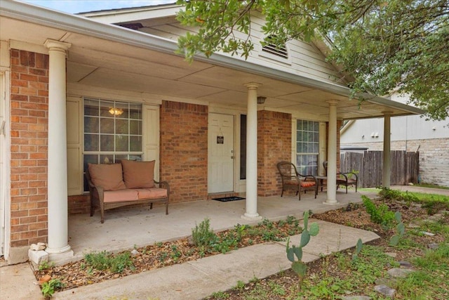 4125 Licorice Ln, Austin, TX 78728 - entrance to property featuring covered porch and brick siding