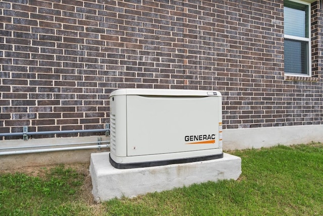 110 Saide St, Georgetown, TX 78626 - exterior view of a power unit and brick siding