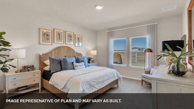272 Morning Glory Loop, Kyle, TX 78640 - carpeted bedroom featuring baseboards