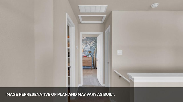 272 Morning Glory Loop, Kyle, TX 78640 - corridor featuring carpet flooring