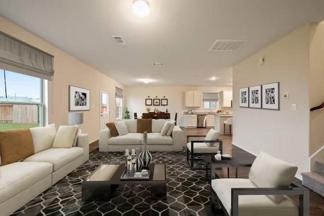 576 Tailwind Dr, Kyle, TX 78640 - living room featuring healthy amount of natural light