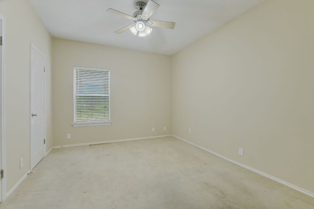 11970 Jollyville Rd Unit 214, Austin, TX 78759 - unfurnished room featuring light carpet, a ceiling fan, and baseboards