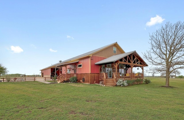 1110 County Road 487, Taylor, TX 76574 - view of side of home with covered porch