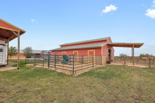 1110 County Road 487, Taylor, TX 76574 - view of horse barn