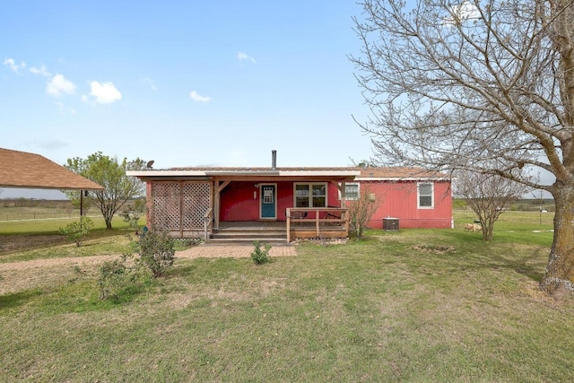 1110 County Road 487, Taylor, TX 76574 - back of house featuring a lawn