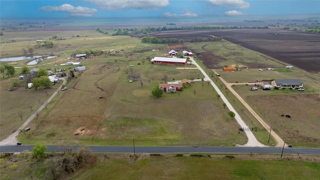 1110 County Road 487, Taylor, TX 76574 - aerial view of property and surrounding area with rural landscape