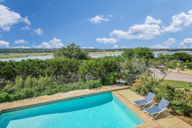 137 Firebird St, Lakeway, TX 78734 - view of swimming pool featuring a fenced backyard
