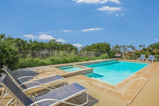137 Firebird St, Lakeway, TX 78734 - view of pool featuring a patio area and a pool with connected hot tub