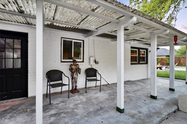 122 W Sierra Cir, San Marcos, TX 78666 - view of patio / terrace with a pergola