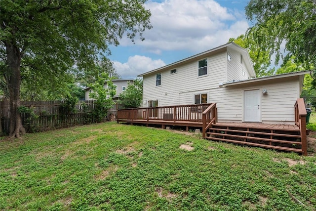 3801 Wilson St, Austin, TX 78704 - back of property featuring a wooden deck