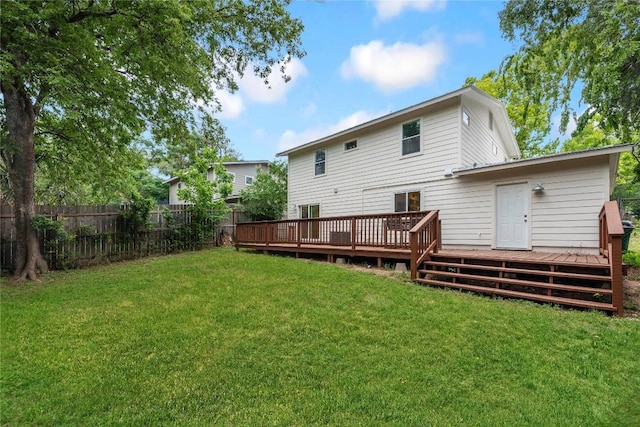3801 Wilson St, Austin, TX 78704 - rear view of property with a wooden deck