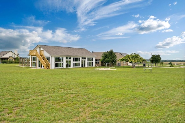 1011 County Road 149, Georgetown, TX 78626 - back of property with a lawn