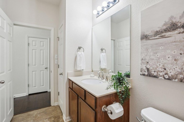 2228 Hilltop Climb Dr, Leander, TX 78641 - bathroom with toilet and vanity