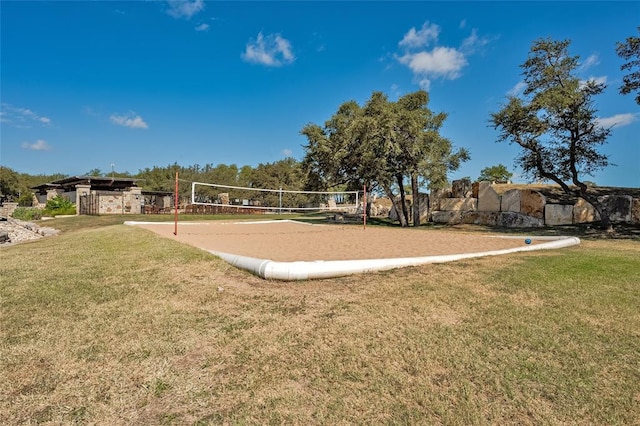 2228 Hilltop Climb Dr, Leander, TX 78641 - view of property's community with volleyball court and a yard