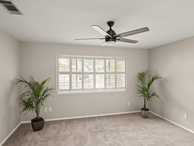 3700 Steck Ave, Austin, TX 78759 - spare room with a ceiling fan, carpet, and baseboards