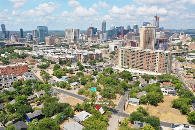 1001 Catalpa St, Austin, TX 78702 - drone / aerial view of city skyline