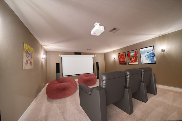3321 Mongolian Dr, Leander, TX 78641 - cinema room with light colored carpet and baseboards