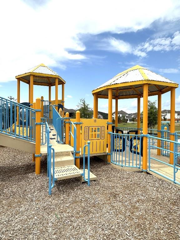 3321 Mongolian Dr, Leander, TX 78641 - view of play area featuring a gazebo