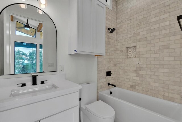 18408 F M Road 1431, Jonestown, TX 78645 - bathroom featuring vanity and bathtub / shower combination