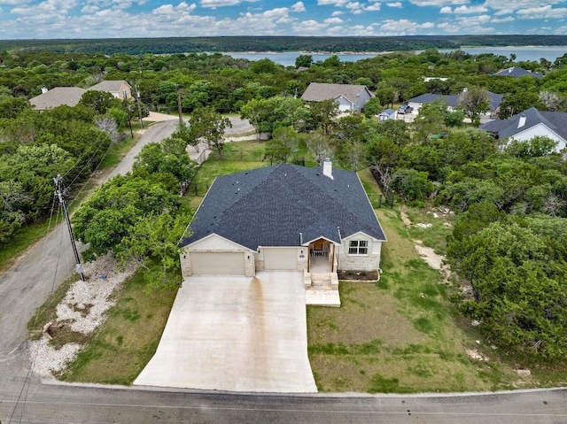16240 Toby Ct, Temple, TX 76502 - view from above of property featuring a large body of water
