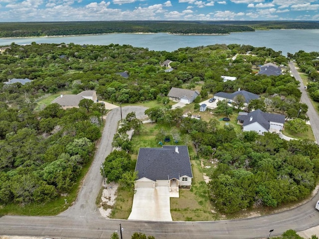 16240 Toby Ct, Temple, TX 76502 - aerial overview of property's location featuring a nearby body of water and a heavily wooded area