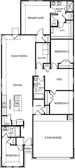 3067 Pike Dr, New Braunfels, TX 78132 - room layout