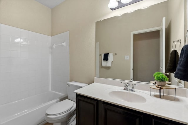 1610 Discovery Blvd, Cedar Park, TX 78613 - full bathroom featuring vanity, toilet, and bathtub / shower combination