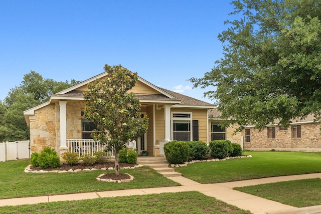 1610 Discovery Blvd, Cedar Park, TX 78613 - view of front facade featuring a porch and stone siding