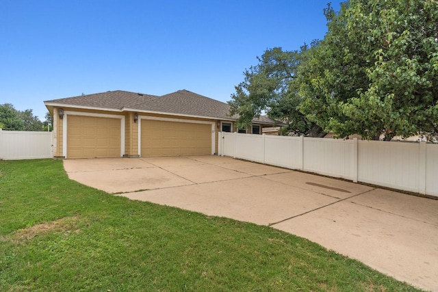 1610 Discovery Blvd, Cedar Park, TX 78613 - view of home's exterior with an attached garage and concrete driveway