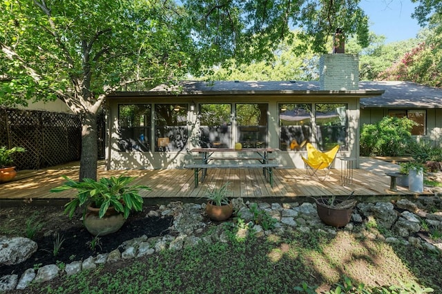 4839 Canyonbend Cir, Austin, TX 78735 - view of patio / terrace featuring a deck