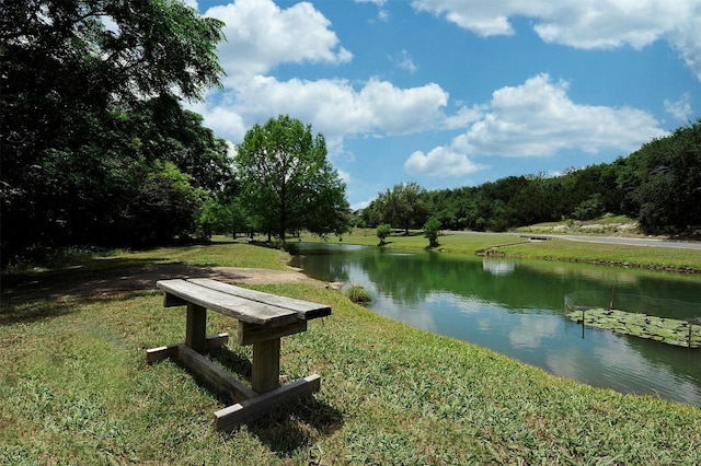 4839 Canyonbend Cir, Austin, TX 78735 - view of community with a water view and a yard