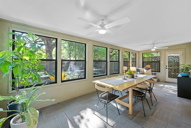 4839 Canyonbend Cir, Austin, TX 78735 - sunroom featuring healthy amount of natural light and carpet