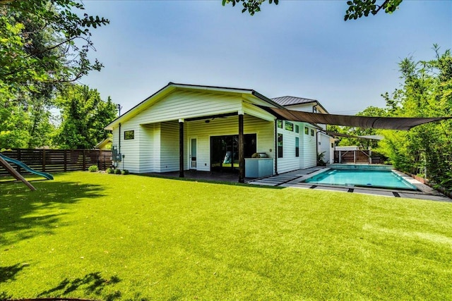 3004 Hunt Trl, Austin, TX 78757 - rear view of property with a patio