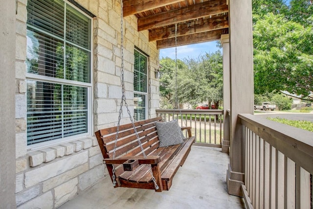 14028 Turkey Hollow Trl, Austin, TX 78717 - view of covered porch