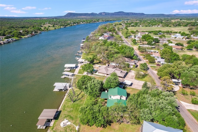 1704 Bluebonnet Ln, Kingsland, TX 78639 - view of property location featuring a water and mountain view and nearby suburban area