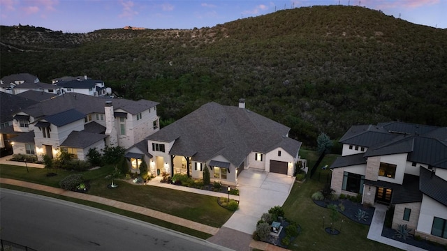 158 Baldovino Skwy, Lakeway, TX 78738 - aerial view of residential area with a mountainous background