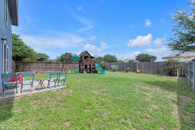 18400 Sun Haven Cv, Elgin, TX 78621 - view of yard featuring a playground