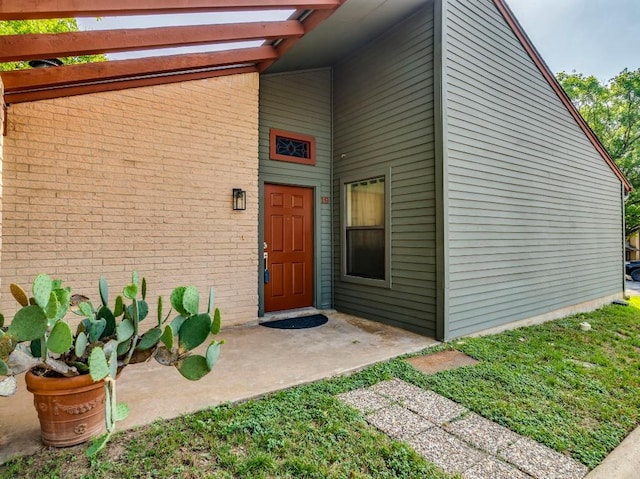 3815 Menchaca Rd Unit 19, Austin, TX 78704 - view of exterior entry with brick siding