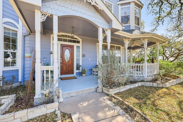 418 Grace Ln, Austin, TX 78746 - entrance to property with a porch