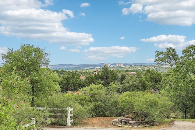 418 Grace Ln, Austin, TX 78746 - mountain view featuring a forest