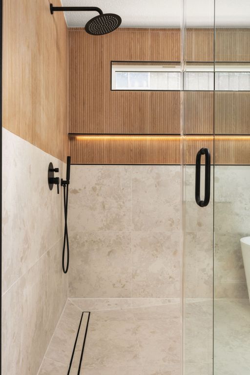2716 Gettysburg Dr, Austin, TX 78745 - bathroom featuring a shower stall